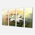 thumbnail image 2 of Art Design - Peinture à l'Huile Fleur de Lys Blanc, 2 of 3
