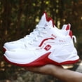 thumbnail image 7 of Men's High-top Casual Sports Shoes Fashion Outdoor Walking Shoes for Road Running; Lace-up Wear-resistant Versatile, 7 of 7