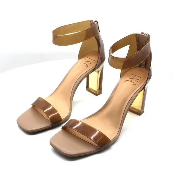 Inc International Concepts Women's Makenna Two-Piece Clear Vinyl Dress  Sandals - Walmart.com