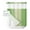 Green, variant on No Hook Shower Curtain with Snap in Liner, Ombre Abstract Gradient Grass Green Hotel Shower Curtains for Bathroom, Washable Shower Curtain Liner Set with Mesh Top Window, 72"x72"