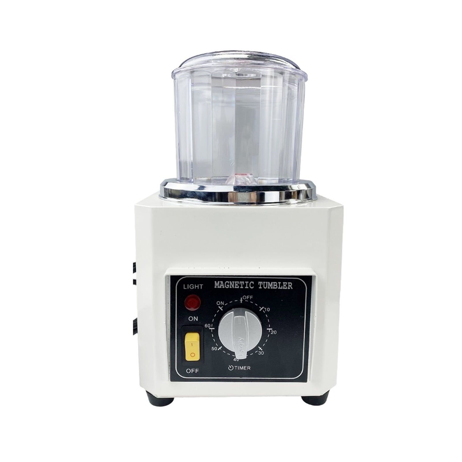 KT-90 Magnetic Polishing Machine, Tumbler AC Mini Diy Jewelry Polisher Finishing Cleaning Tool ,Powerhouse Performance
