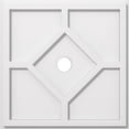 thumbnail image 1 of Ekena Millwork CMP18EY-02000 Médaillon de Plafond Contemporain de 18 Po x 2 Po ID Carré Embry Architectural Grade PVC, 1 of 4
