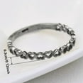 thumbnail image 4 of K-KED Pretty Women Heart Silver Plated Ring Engagement Wedding Delicate Jewelry Gifts Size 6-12-Black Gold-8, 4 of 6