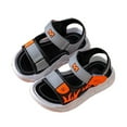 thumbnail image 3 of Sandals Breathable Boys Sandals For Kids Casual Summer Shoes For Toddlers And Children Grey 9.5-10 Years, 3 of 6