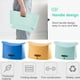 thumbnail image 4 of Inteprter Taburete plegable portátil para exteriores, banco de silla de plástico antideslizante para baño, Camping, viajes, pesca Muebles de casa de muñecas Verde Inteprter HA000903-02B, 4 of 6