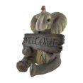 thumbnail image 2 of Safari Wildlife Adorable Elephant Pachy Welcome Sign Figurine Patio Decor Statue, 2 of 10
