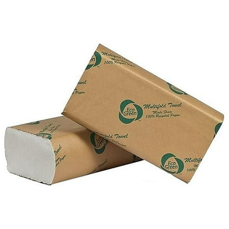 Eco Green Multifold Paper Towels 1-Ply 250 EW416