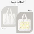 thumbnail image 2 of Yiaed Lemon Potatoes Print Fluffy Shoulder Bag Plush Bags Women Ladies Tote Bag Fluffy White Furry Purse Handbag for Autumn and Winter, 2 of 7