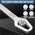 thumbnail image 4 of CIMAXIC Universal Adjustable Double-Ended Wrench High Grade Steel 3Pcs, 4 of 6