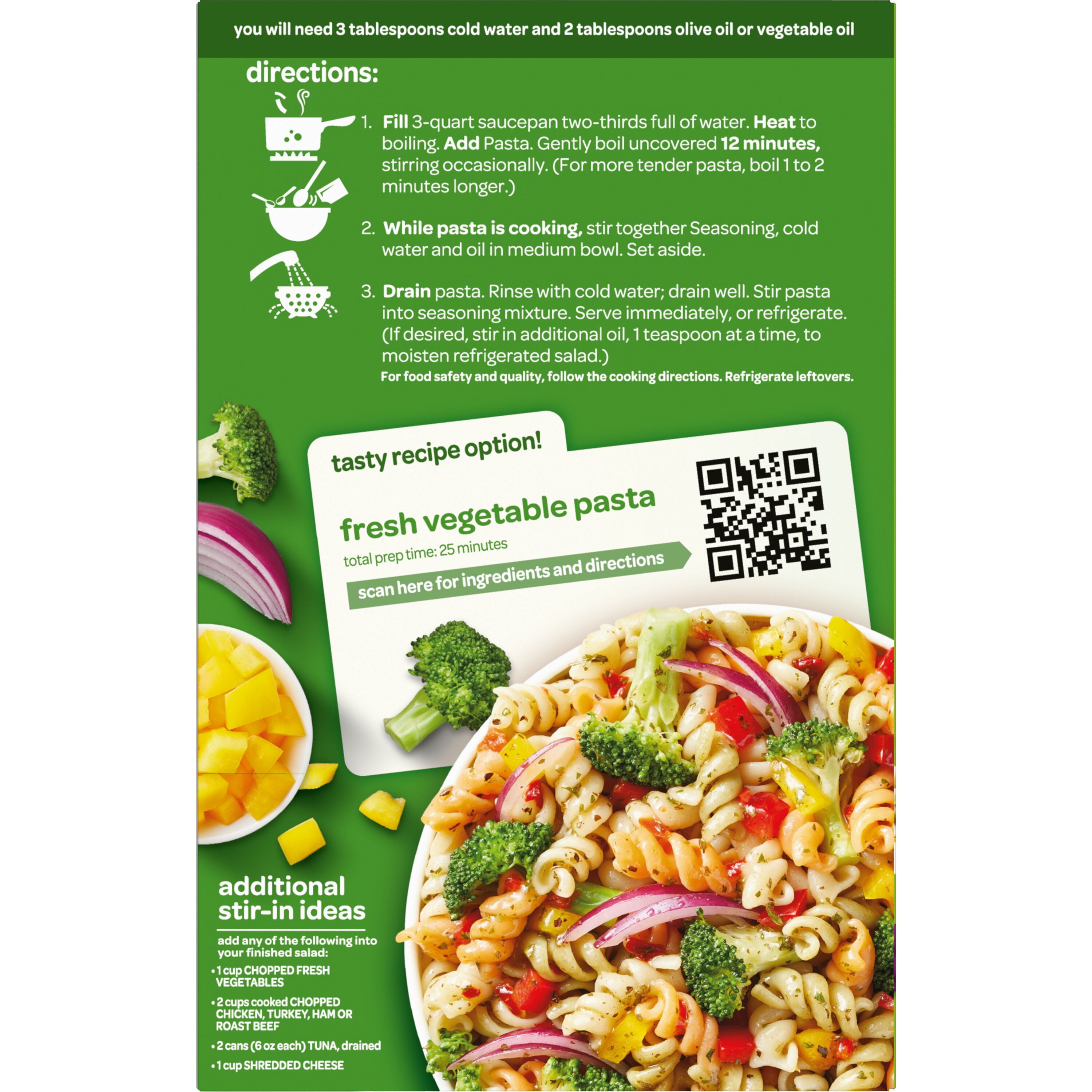 Suddenly Salad Classic Pasta Salad Mix with Red Peppers & Seasoning, 7.75 oz Box