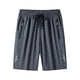 thumbnail image 1 of Pantalones Cortos para Hombre Bolsillos de Cordón Atlético Cintura Elástica, Entrenamiento Cómodo Y Casual Mens Casual Shorts, 1 of 5
