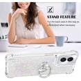 thumbnail image 4 of Liquid Quicksand Case for Motorola Moto G Power 5G (2024) with Diamond Kickstand, Luxury Fun Glitter Sparkle Flowing Clear Bling Cover Case for Motorola Moto G Power 5G (2024) -Colorful, 4 of 14