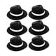 thumbnail image 1 of wonima02 6 Pcs Gangster Hat Plastic Gentlemen Hats Gangster Costume for Adult 1920s Accessories Party Decorations Men Women, 1 of 1