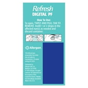 Refresh Digital PF Lubricant Eye Drops Preservative-Free Artificial Tears, 0.4 ml, 30 Count