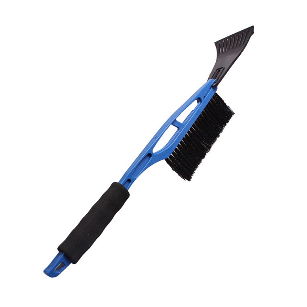 ELENXS 2 in 1 Snow Brush with Squeegee Ice Scraper Foam Grip Anti