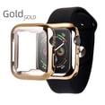 thumbnail image 4 of Adecuado para Apple Watch 4 generación, funda blanda transparente con todo incluido, funda protectora de TPU galvanizada para reloj S8, 4 of 6