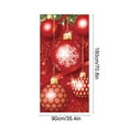 thumbnail image 3 of Christmas Door Cover Holiday Tree Pattern Polyester Decoration for Front Door Wall Table Winter Party Home Decor, 3 of 6