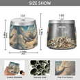 thumbnail image 2 of Yayeee Ashtray with Lid for Cigarette Smokeless Stainless Steel Home Ash Holder, Floating Whale, 2 of 7
