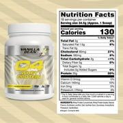 C4 Pro Whey Protein Powder, Vanilla Bean Flavor, 25g of Protein, 18 Servings