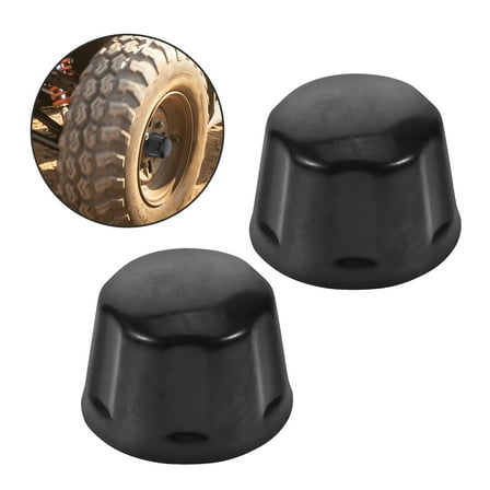 TAILTOSS Rubber Caps Black 10Pcs 2.2x2.2x1.6In