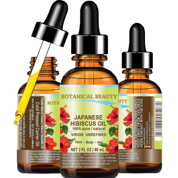 Aceite de hibisco Oil Botanical Beauty, 60 ml, 100% puro y natural