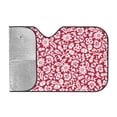 thumbnail image 2 of Kdxio Red Flowers Print Windshield Sun Shade, Foldable Sun Blocker for Car,Truck,SUV Automotive Interior Sun Protection,Reflective Shade for Front Windshield(Small), 2 of 7