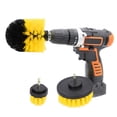 thumbnail image 4 of Boaby Brosse de Forage 3PCS Brosse de Lavage Électrique Kit de Nettoyage pour les Surfaces de Salle de Bain (Jaune), 4 of 8