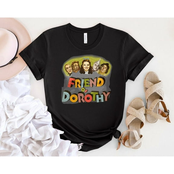 Friend of Dorothy Graphic Tee, Dorothy Gale Vintage Shirt, The Land Of Oz, Friends of Dorothy Graphic T-shirt
