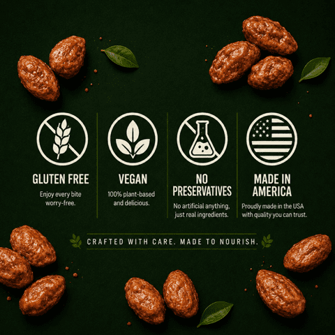Magic Bavarian Nuts Cinnamon Roasted Almonds Sweet Roasted Vegan Gluten-Free Made in USA 9oz