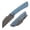 Blue, variant on Kansept Contra Folding knife,Satin S90V,Gray Titanium,Nathan Contra Designers,K1139A1