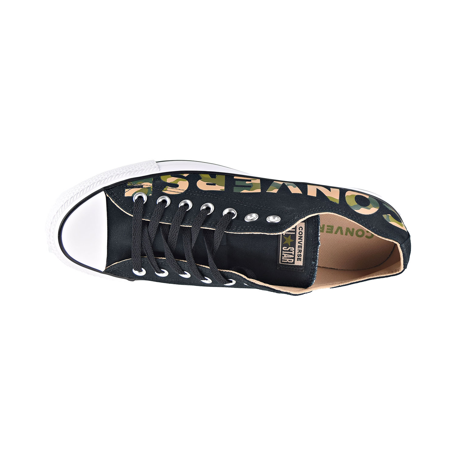 Converse Chuck Taylor All Star Ox "Camo Print" Men's Shoes Black-Multi-White 166234f - image 5 of 6