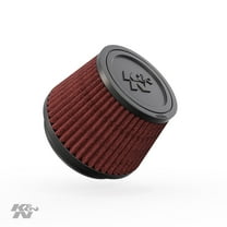 K&N Universal Clamp-On Engine Air Filter: Washable and Reusable: Round Tapered; 3.5 in (89 mm) Flange ID; 3 in (76 mm) Height; 4.625 in (117 mm) Base; 3.5 in (89 mm) Top , RU-4410