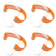 thumbnail image 1 of Soporte para Identificación Brazalete Al Tarjeta Pantalla Plástico Transparente, 1 of 4