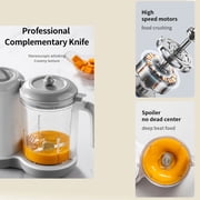 Baby Food Maker, Multifunction Baby Food Processor Chopper Grinder Steamer Puree Blender Mill One Step, with Bottle Warmer, Auto Cooking & Grinding & Touch Control Panel, for Healthy Homemade