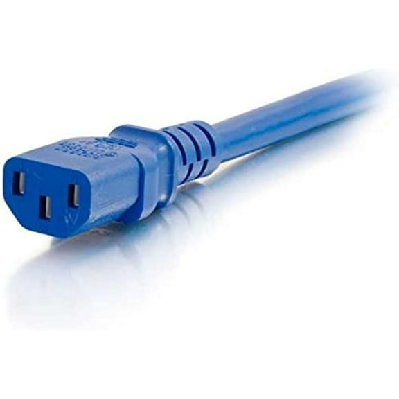 PYYAN-Power Cord, Short Extension Cord, Power Extension Cord, 18 AWG, Blue, 6 Feet (1.82 Meters), Cables to Go 17504