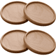 thumbnail image 1 of Posavasos de madera para bebidas, juego de posavasos de madera de acacia natural para vasos, protección de mesa para cualquier tipo de mesa, juego de 4, 1 of 5