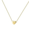 thumbnail image 1 of Collar con colgante de corazón y alfabeto, joyería con collar de corazón y letra, collares de corazón H, 1 of 9