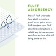 thumbnail image 6 of Prevail Total Care Underpads, Incontinence, Disposable, Fluff Absorbent, 23 in x 36 in, 72 Ct, 6 of 7