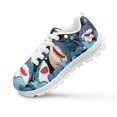 thumbnail image 4 of FUIALDOLG Kids Christmas Tree Lights Sneakers for Boys Boys Tennis Shoes Unisex Athletic Running Cushion Lightweight Sneaker Comfy Walking, 4 of 9