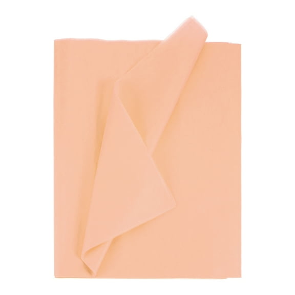 Uxcell 24 Sheets Tissue Paper 14" x 20", Tissue Paper for Gift Bags Tissue Paper Light Orange for Gift Wrapping