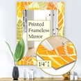 thumbnail image 5 of DESIGN ART Designart 'Yellow Moods 24' Traditional Mirror - Vanity Printed Mirror 27.6 in. wide x 39.4 in. high, 5 of 5