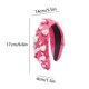 thumbnail image 3 of Diadema con anudos para San Valentín | Motivos de corazón con acentos de perla | Ajuste flexible de tela suave | Accesorio para fiesta romántica | 1 Pieza | 6,69 x 5,71 x 2,36 pulgadas | Rojo, Rosa, 3 of 7