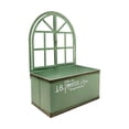 thumbnail image 1 of Maceta de pared de metal, soporte para flores, maceta decorativa vintage de hierro, cubo para Verde, 1 of 9