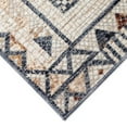 thumbnail image 5 of Trans-Ocean Imports JSM58701602 4 ft. 11 in. x 7 ft. 4 in. Liora Manne Jasmine Mosaic Indoor Wilton Woven Rectangle Rug - Ivory, 5 of 9