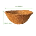 thumbnail image 4 of 6PCS Round Replacement Liner for Hanging Basket, 12 Inch Coconut Fiber Plant Basket Liner for Garden Planter Flower Pot, 4 of 6