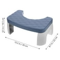 thumbnail image 2 of Minkissy 1Set Durable Plastic Toilet Stool for Work Use Anti-slip Footrest with Bearing Ability Simple Appearance, 2 of 8