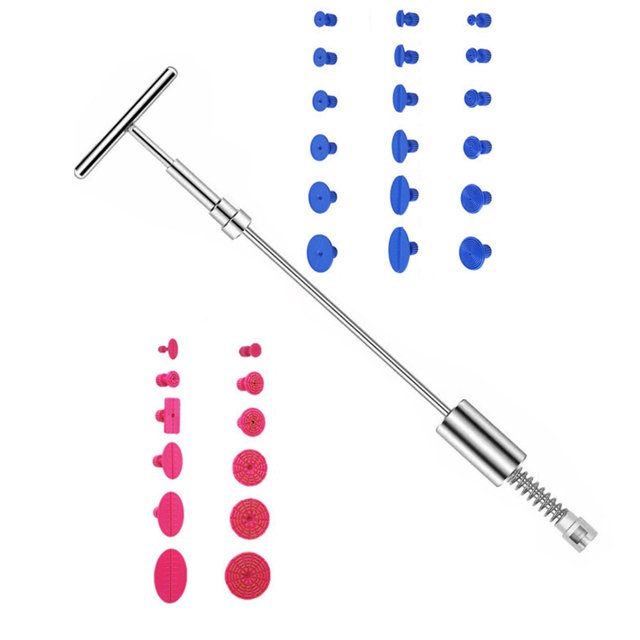 Herramienta manual, extractor de abolladuras para vehículos, kit de reparación para quitar abolladuras, extractor de abolladuras para automóviles, el mejor de su clase