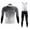 C08, variant on Men's Long Sleeve Bib Padded Cycling Jersey Set - Quick-Dry Breathable for Road & Mountain Biking