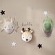 thumbnail image 1 of Nordic Animal Head Dinosaur Wall Decor Elephant Deer Hanging Mount Stuffed Animal Plush Toy Princess Doll Nursery Room heqiyong LED, 1 of 2