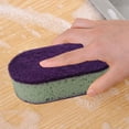 thumbnail image 5 of Cleaning Sponges for Dishes, 3-pack Multicolor Polyurethane Scrub Sponges, Extra Thick & Super Absorbent for Scrubbing Pots and Pans, Non-scratch Dual-sided Sponge for Kitchen Sinks and, 5 of 6